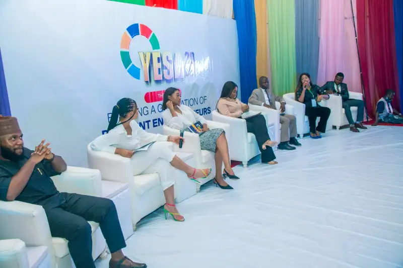 Panel of speakers at the YESA summit